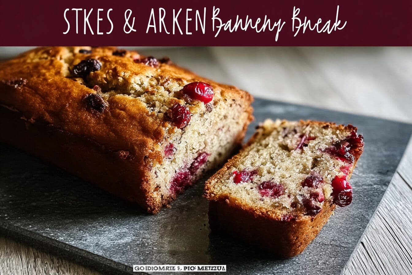 Cranberry Banana Bread