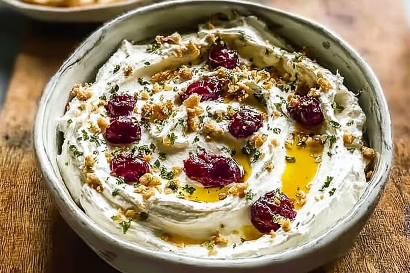 Cranberry Whipped Feta Dip