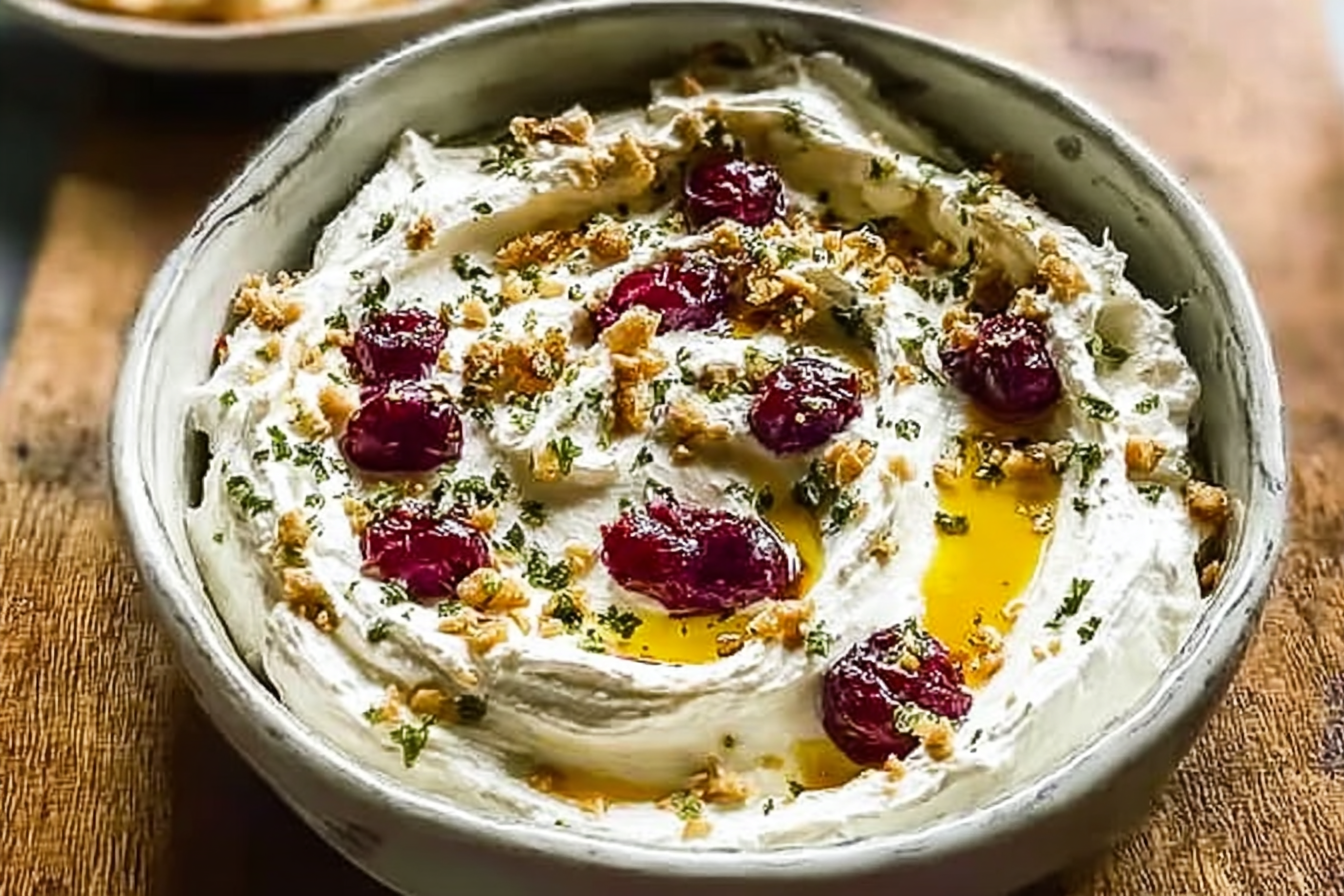 Cranberry Whipped Feta Dip