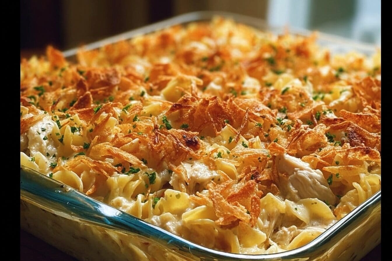Creamy Chicken Noodle Casserole