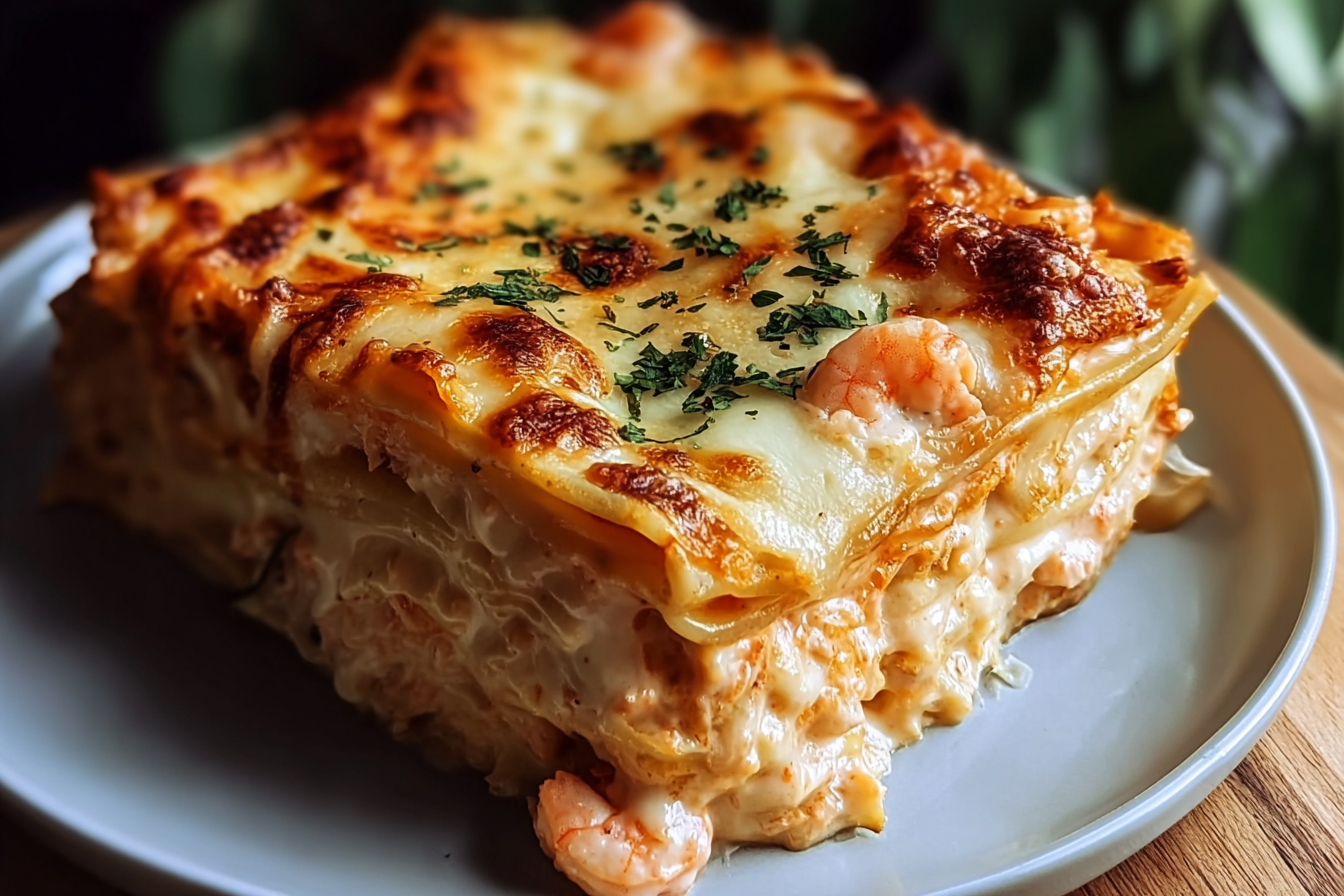 Creamy Seafood Lasagna