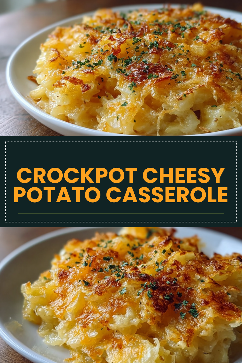 Crockpot Cheesy Potato Casserole