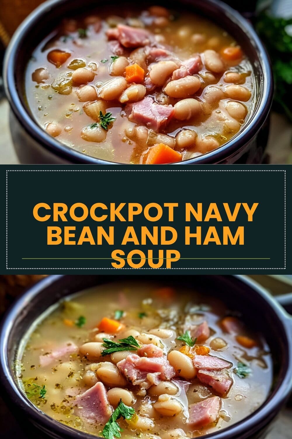 Crockpot Navy Bean And Ham Soup