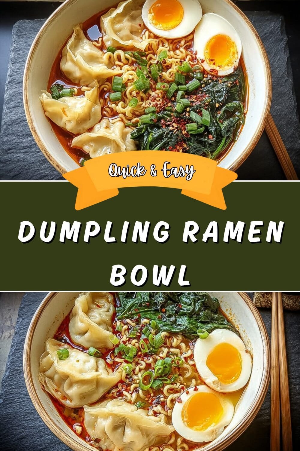 Dumpling Ramen Bowl