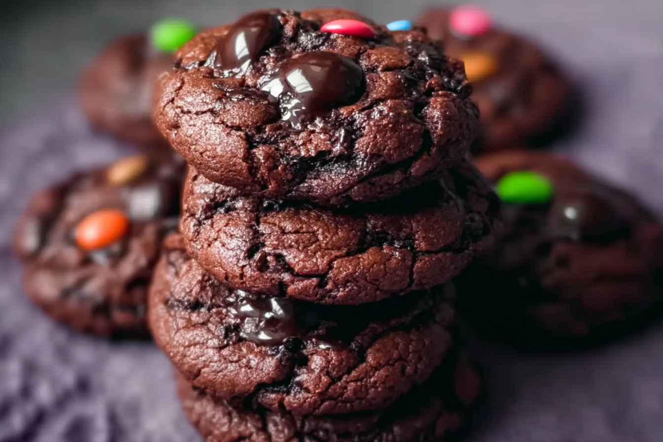 Fudgy Cosmic Brownie Cookies