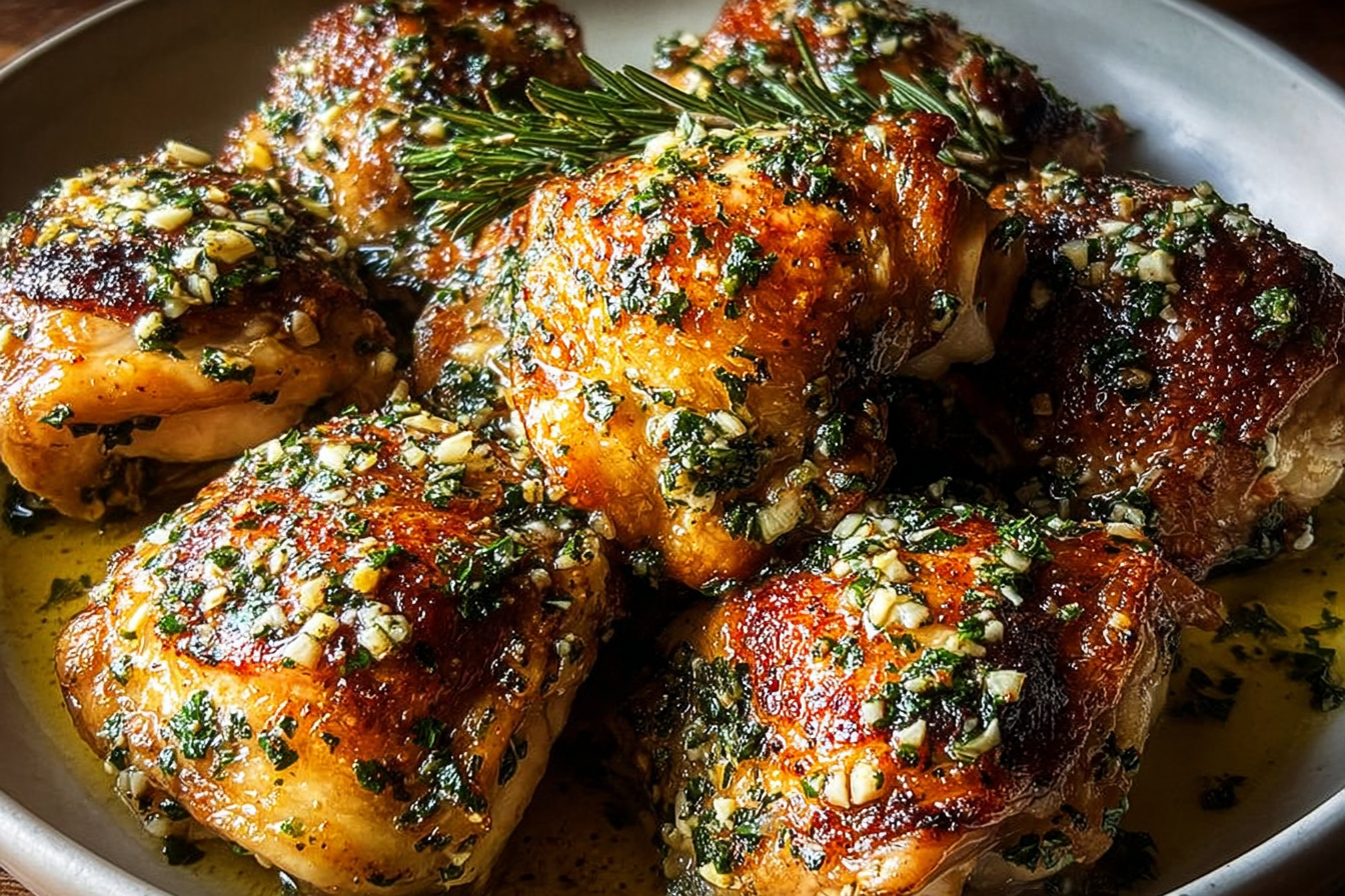 Garlic Butter Chicken Thighs