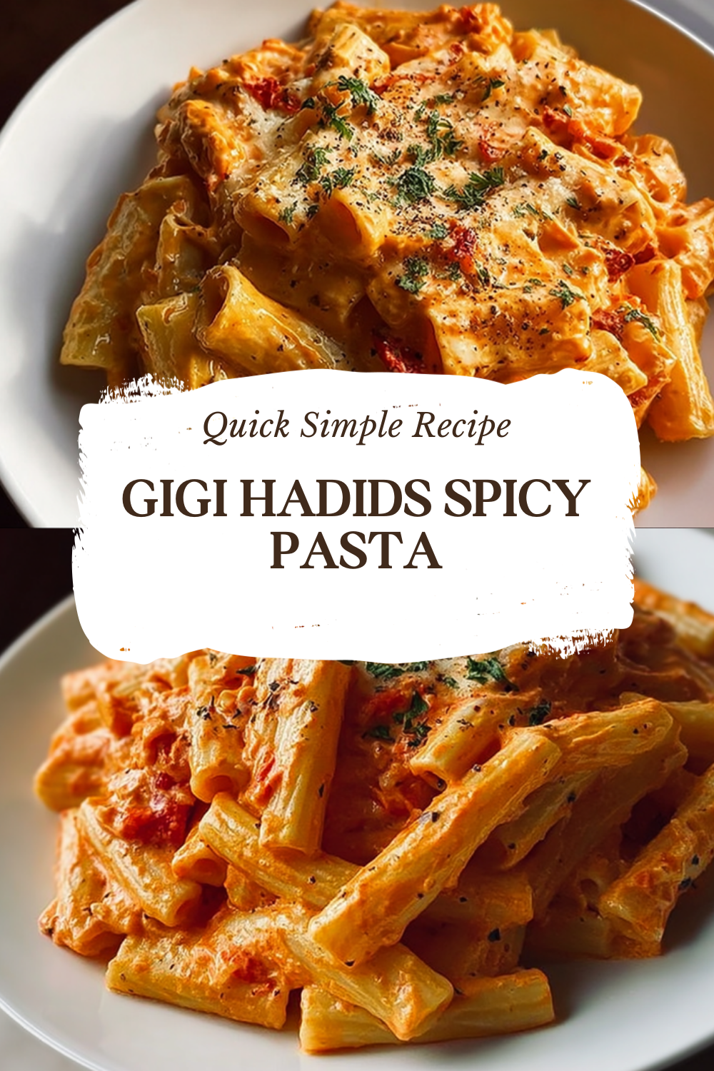 Gigi Hadids Spicy Pasta