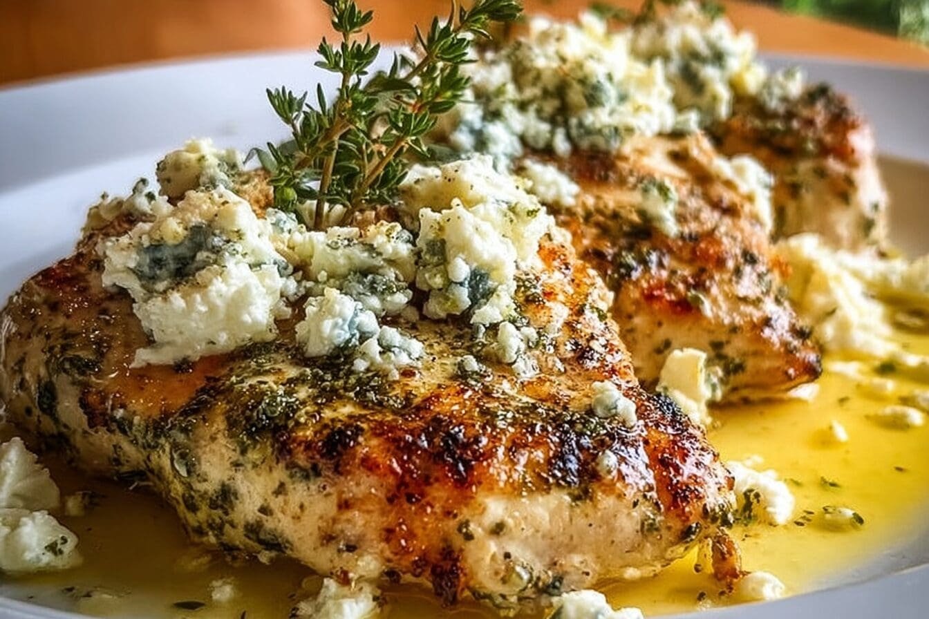 Greek Chicken With Lemon And Feta