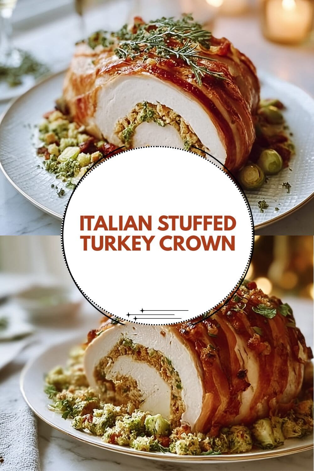 Italian Stuffed Turkey Crown