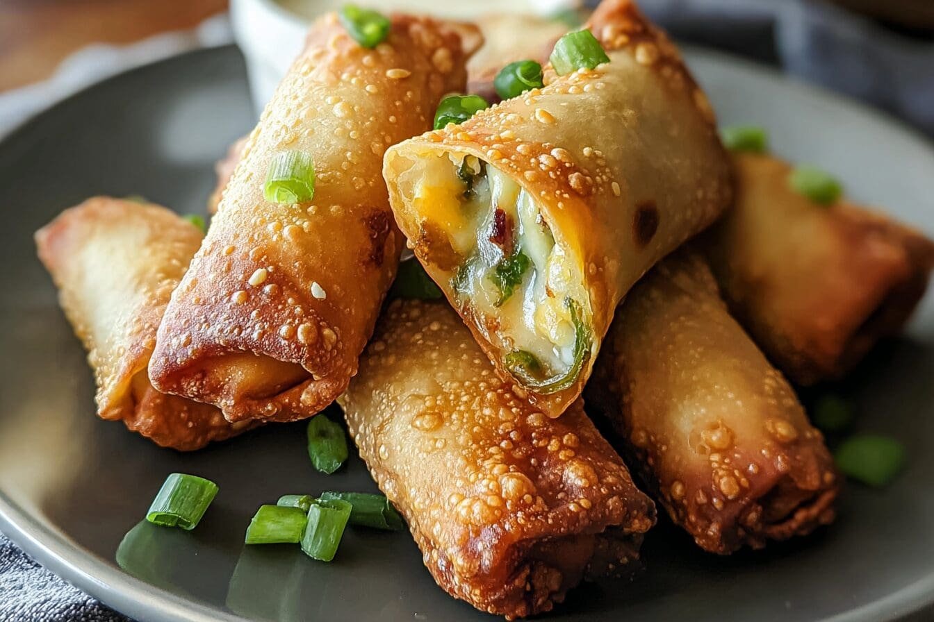 Jalapeno Popper Egg Rolls