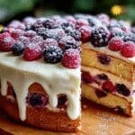 Lemon Berry Christmas Cake 14.png
