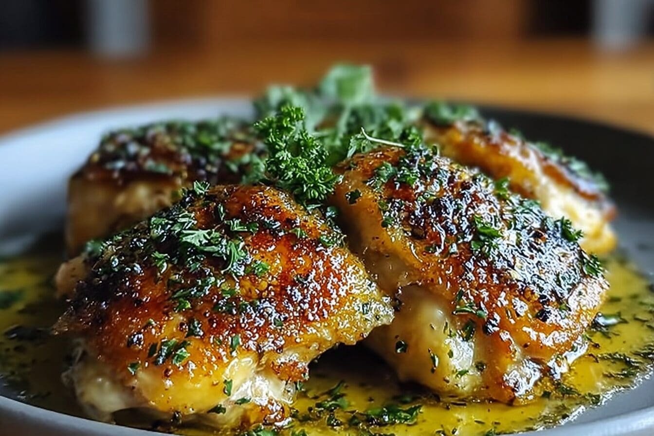 Lemon Butter Chicken Thighs