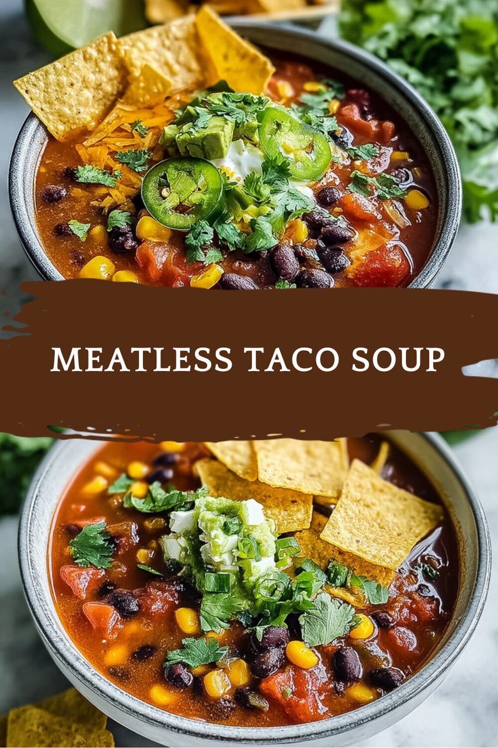 Meatless Taco Soup