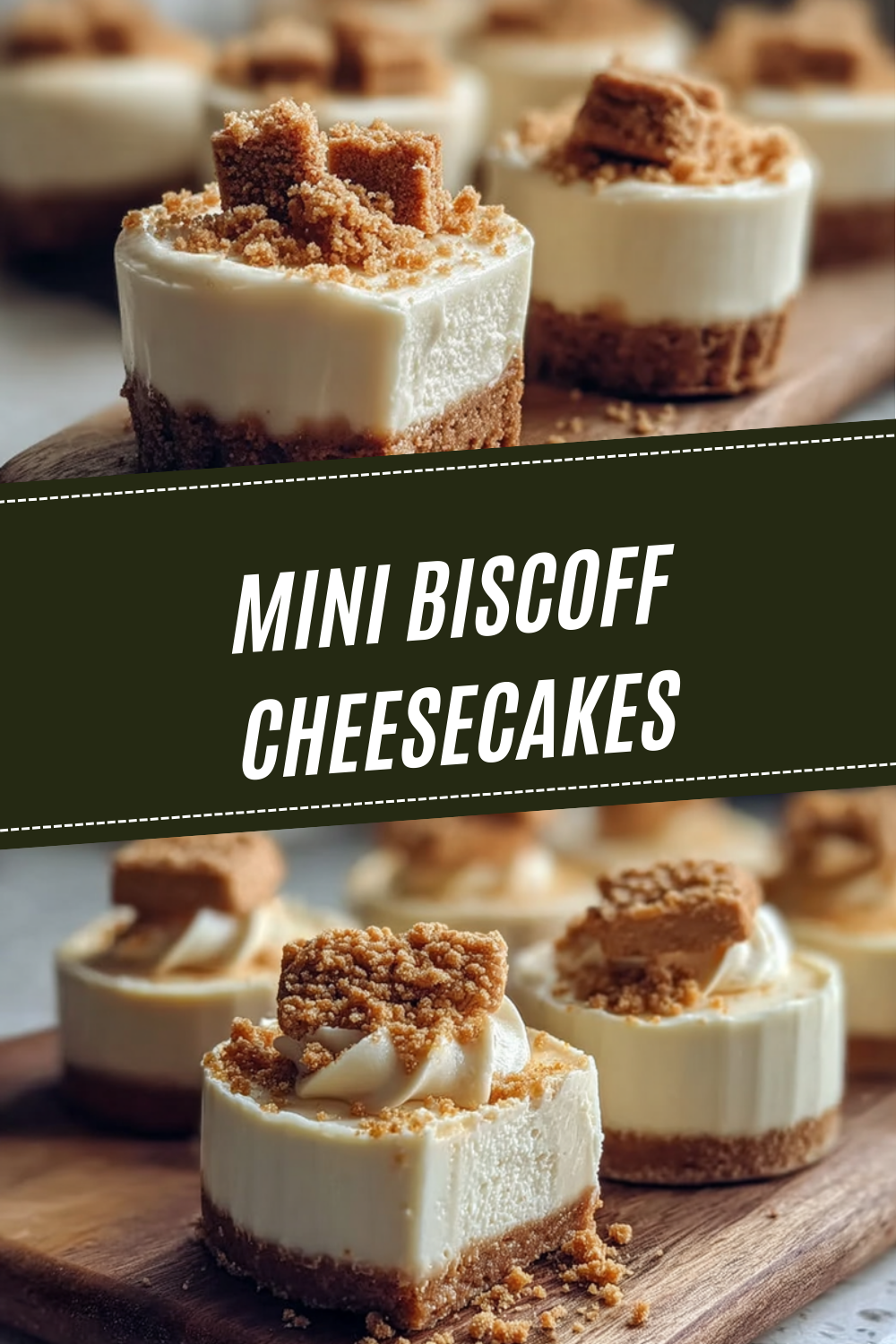 Mini Biscoff Cheesecakes