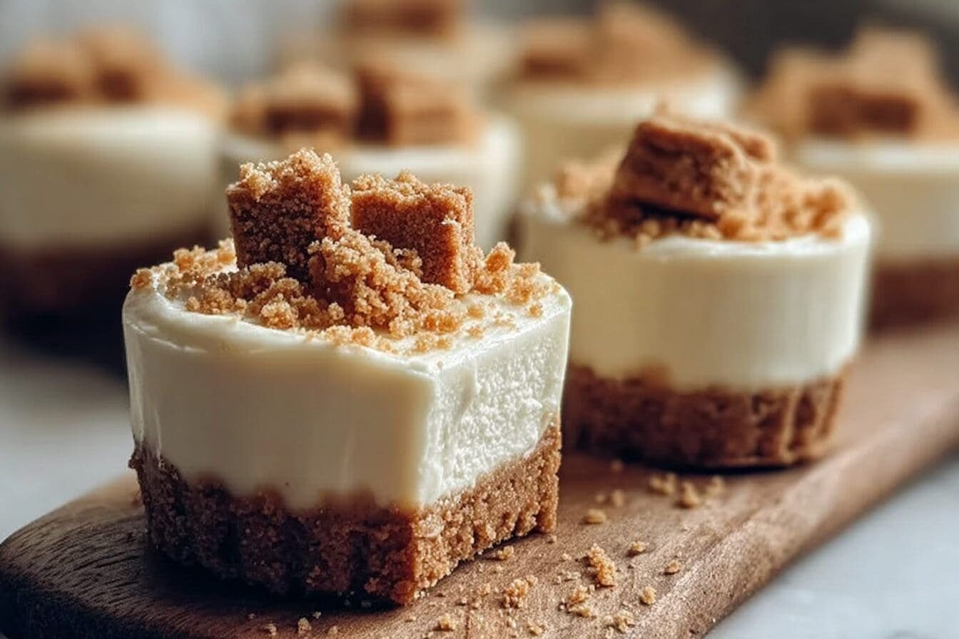Mini Biscoff Cheesecakes