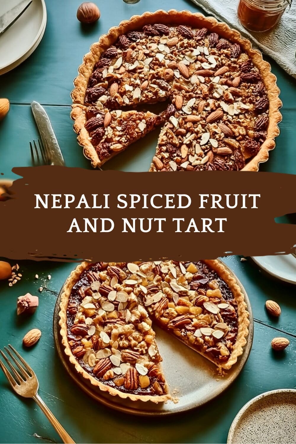Nepali Spiced Fruit And Nut Tart