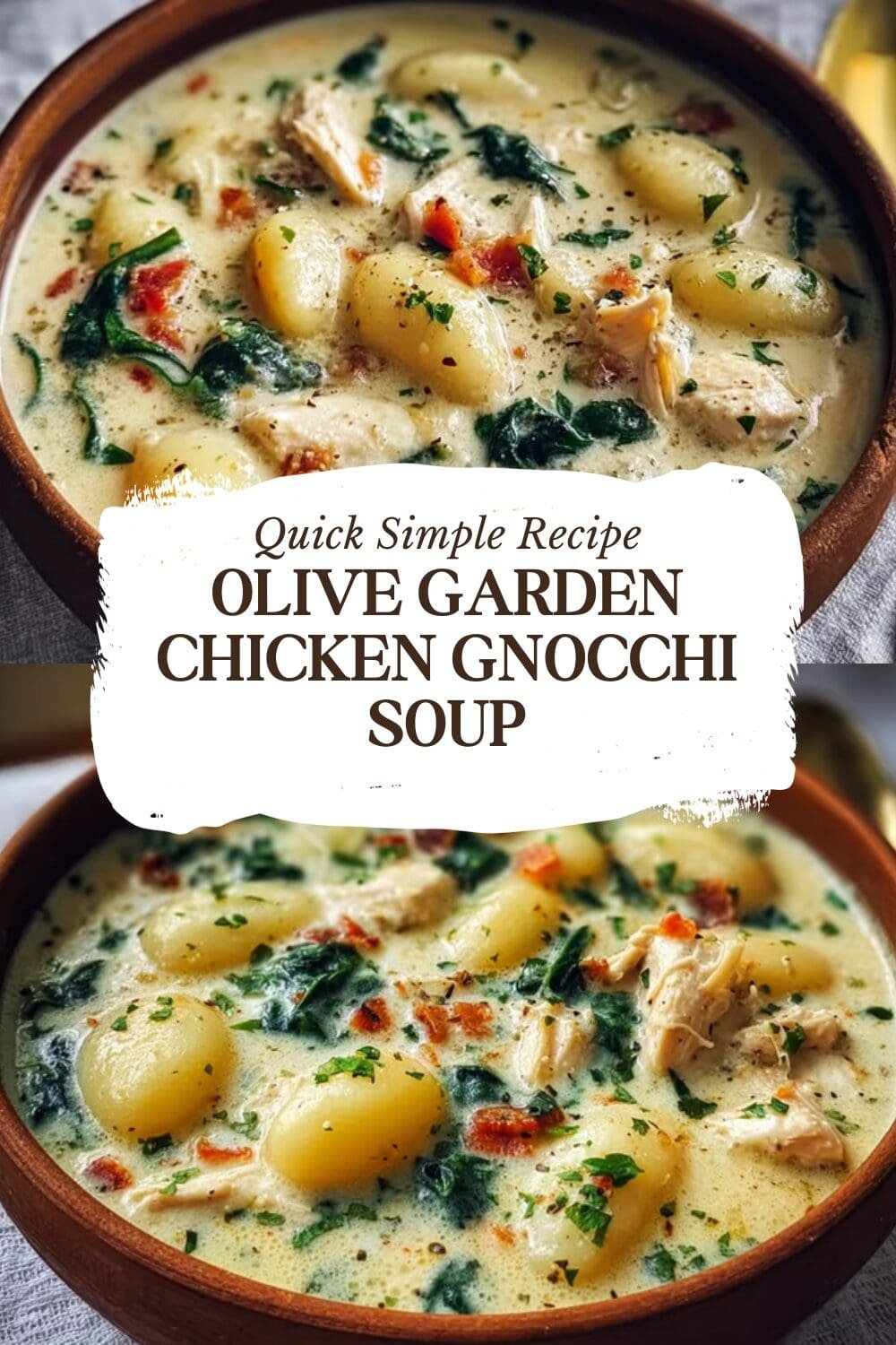Olive Garden Chicken Gnocchi Soup