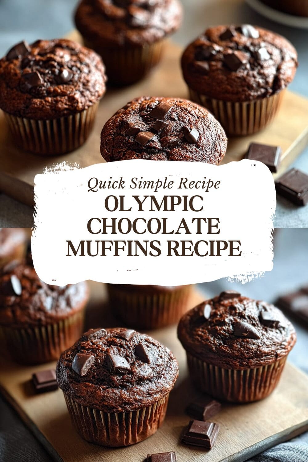 Olympic Chocolate Muffins Recipe