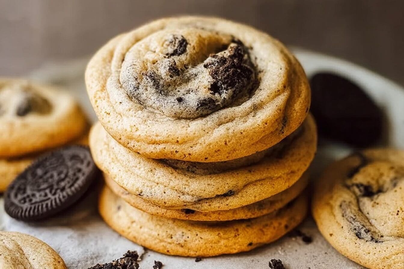 Oreo Stuffed Chocolate Chip Cookies