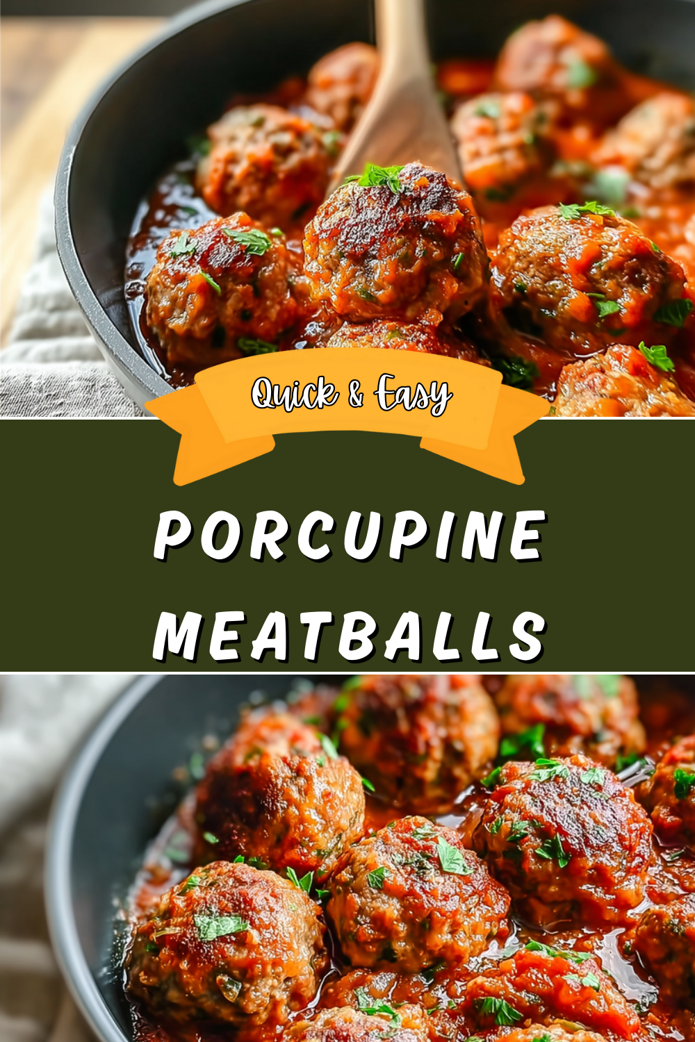 Porcupine Meatballs
