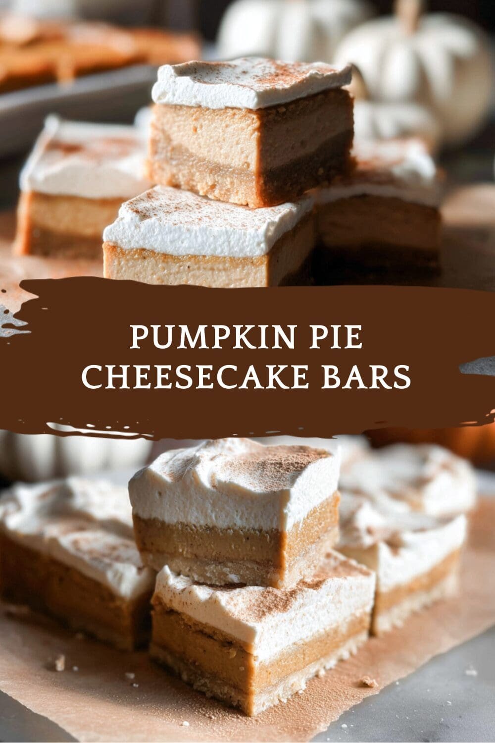 Pumpkin Pie Cheesecake Bars