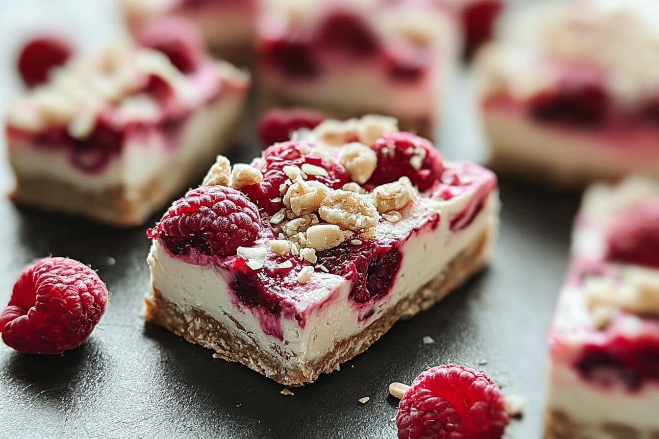 Raspberry Yogurt Bars