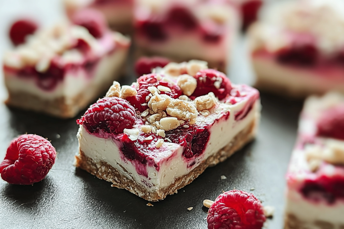 Raspberry Yogurt Bars