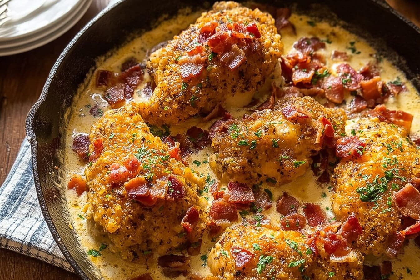 Skillet Crack Chicken Keto