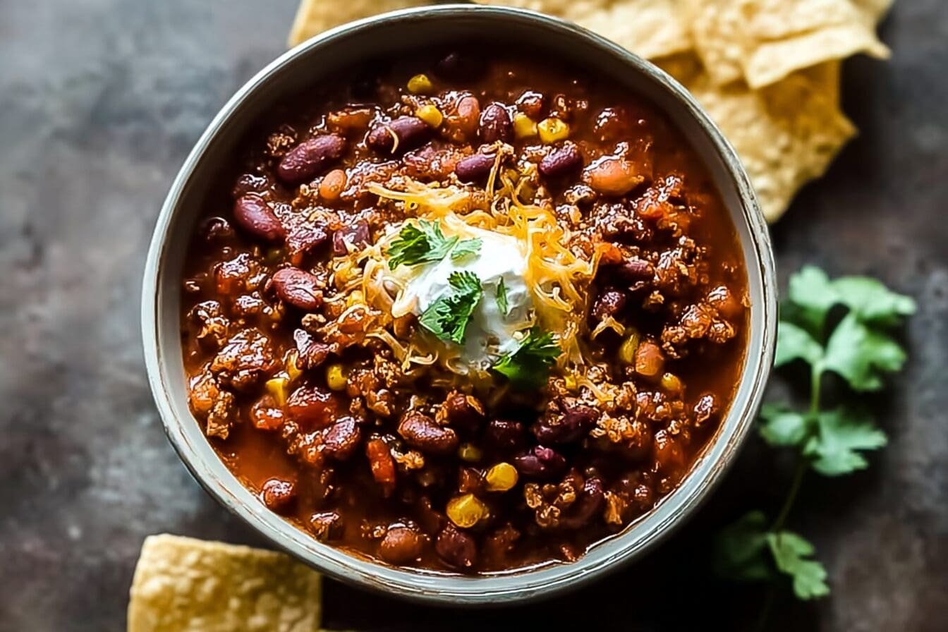 Slow Cooker Chipotle Bean Chili