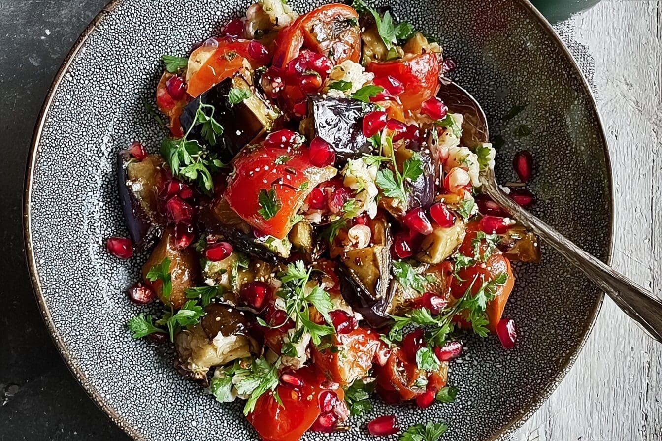 Smoked Aubergine Salad