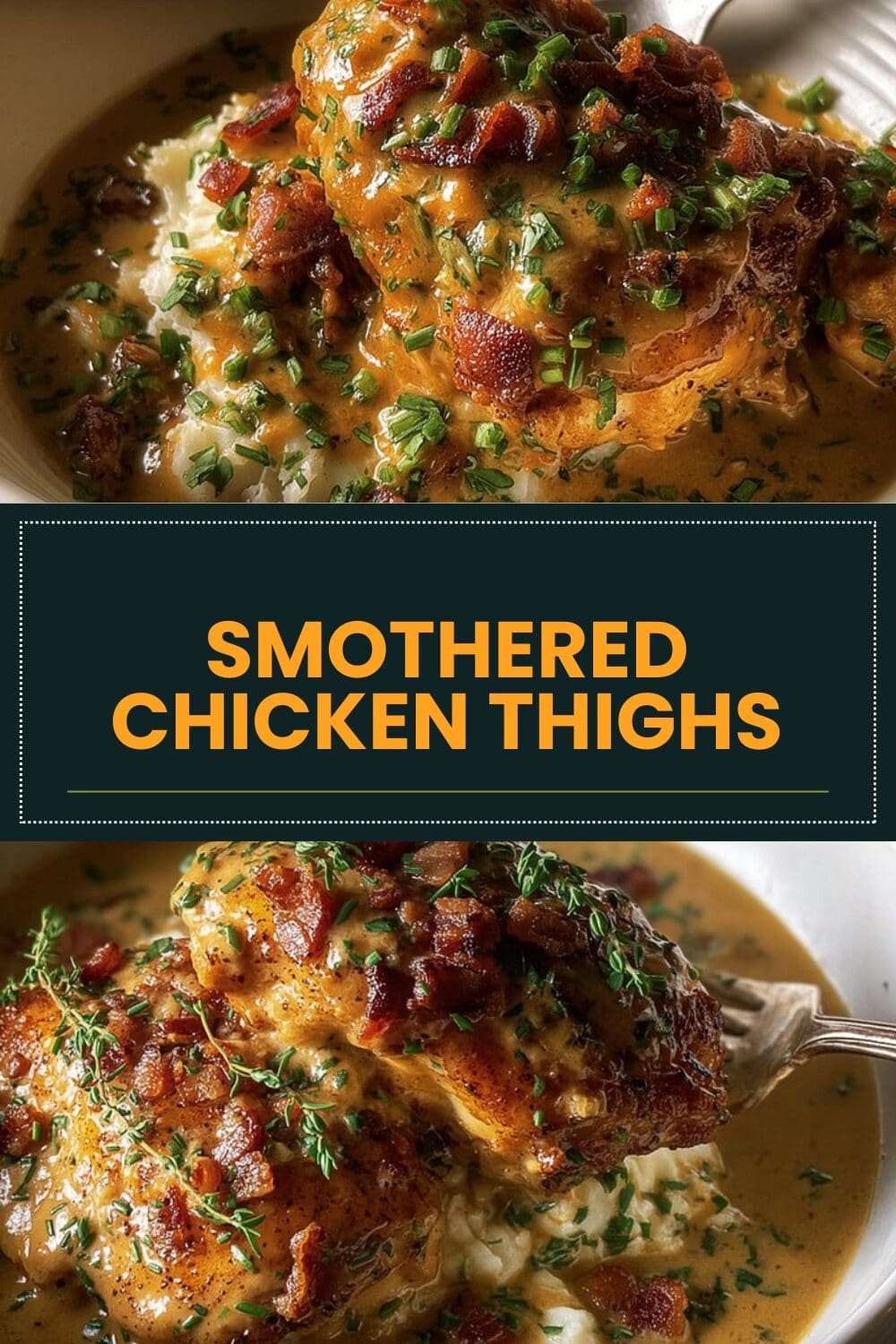 Smothered Chicken Thighs