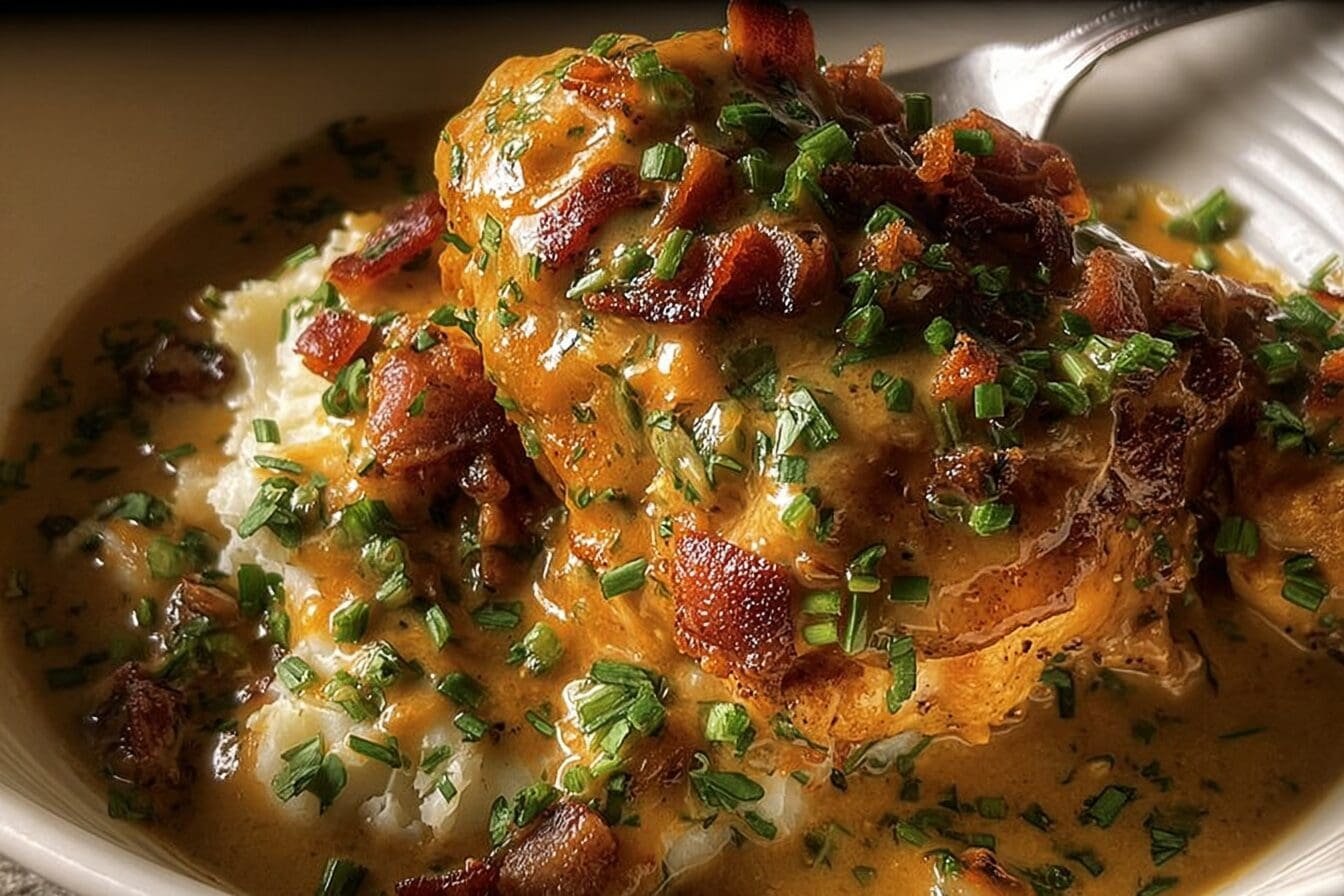 Smothered Chicken Thighs