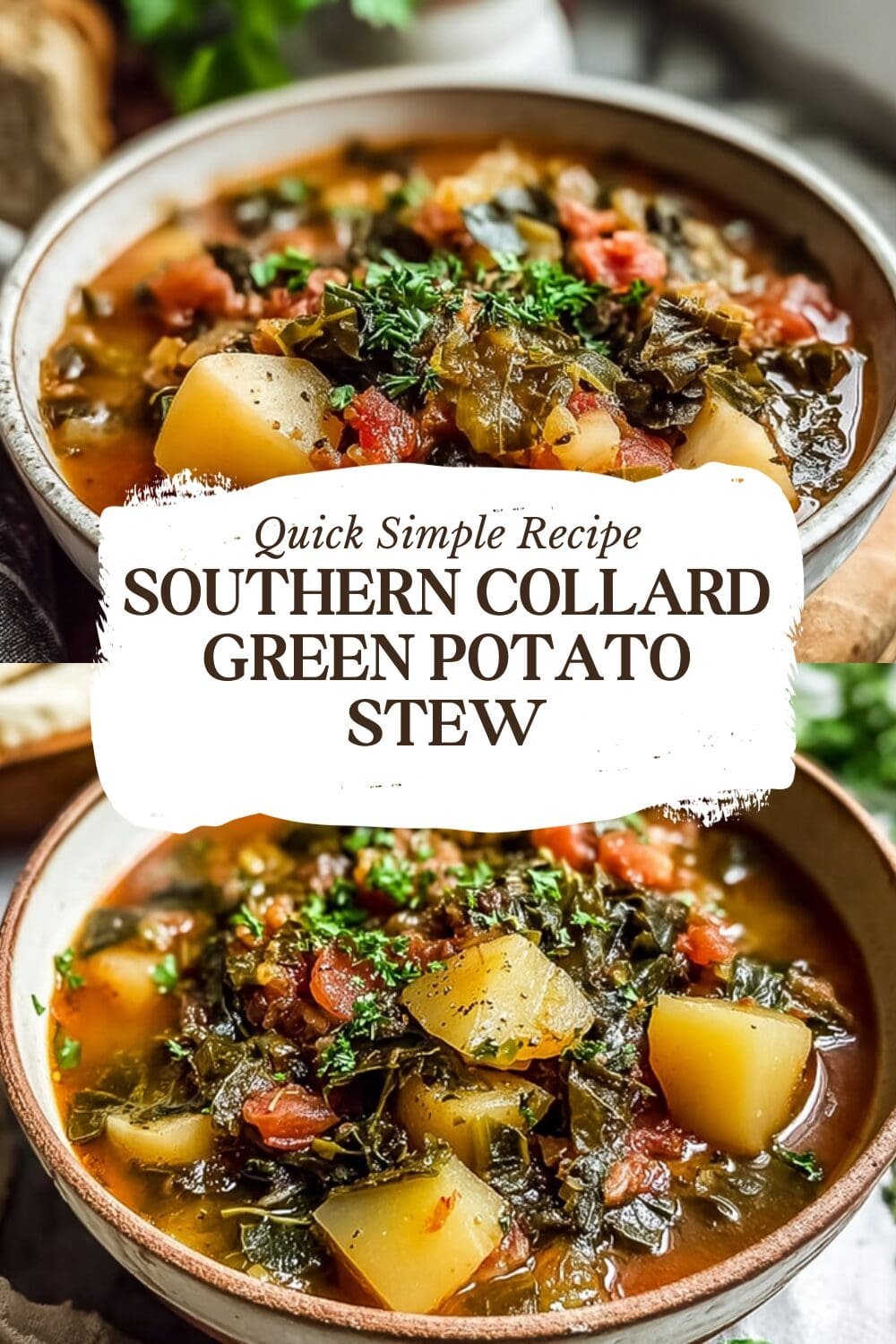 Southern Collard Green Potato Stew
