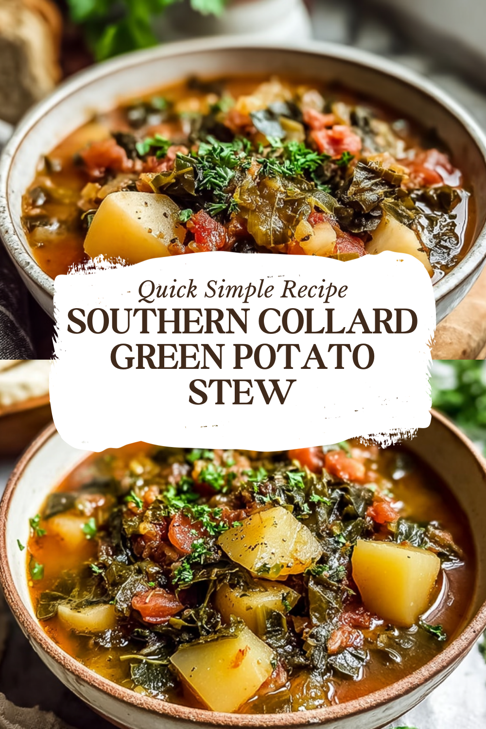 Southern Collard Green Potato Stew