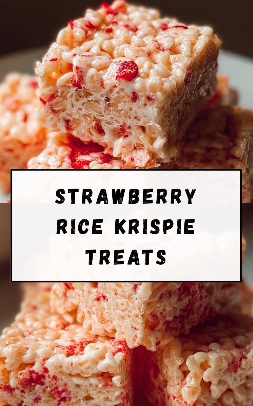 Strawberry Rice Krispie Treats