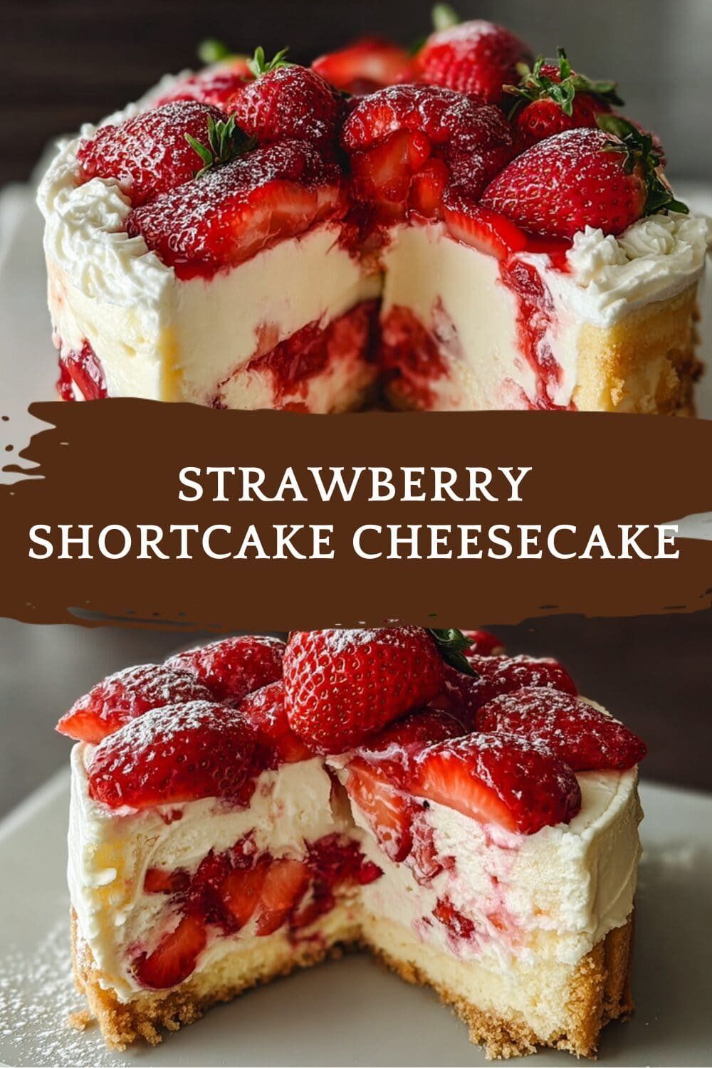 Strawberry Shortcake Cheesecake