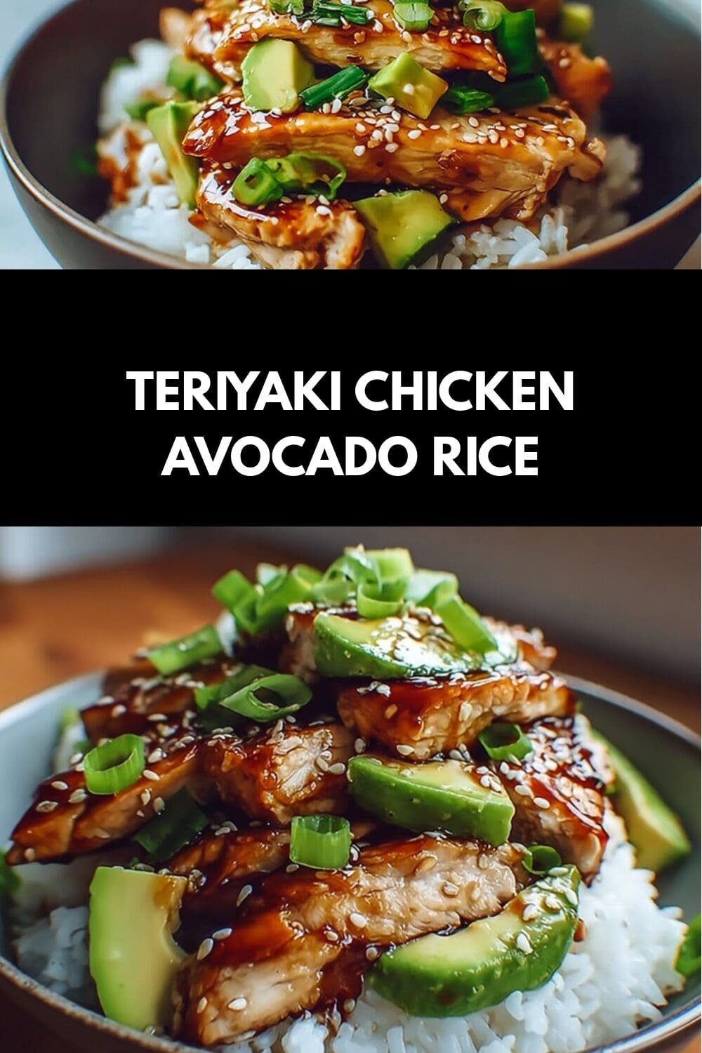 Teriyaki Chicken Avocado Rice