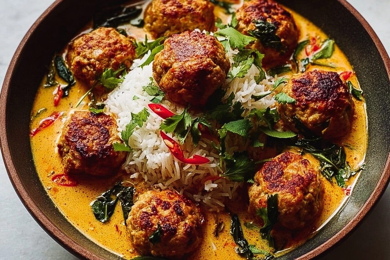 Thai Chicken Meatballs