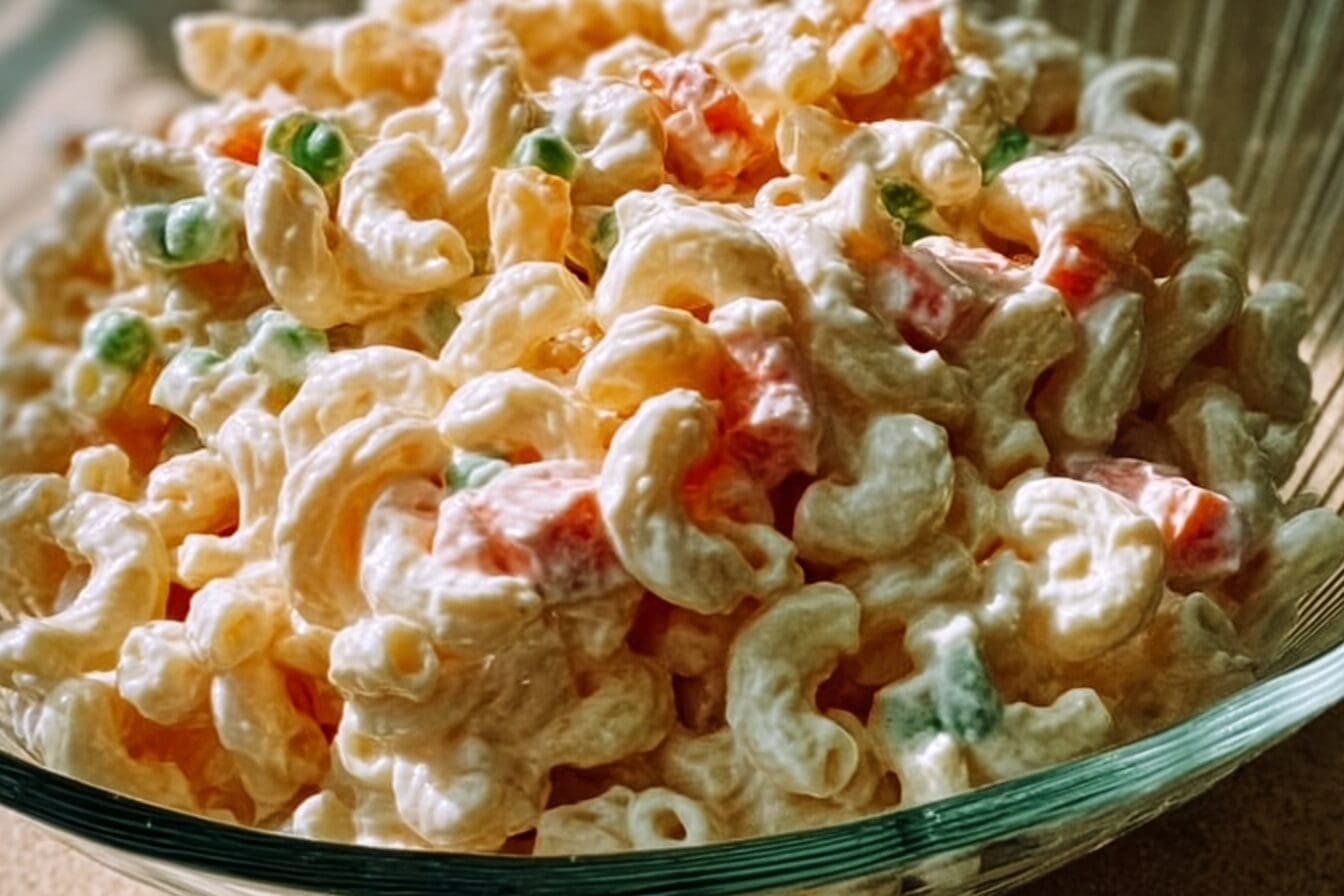 Traditional Hawaiian Macaroni Salad