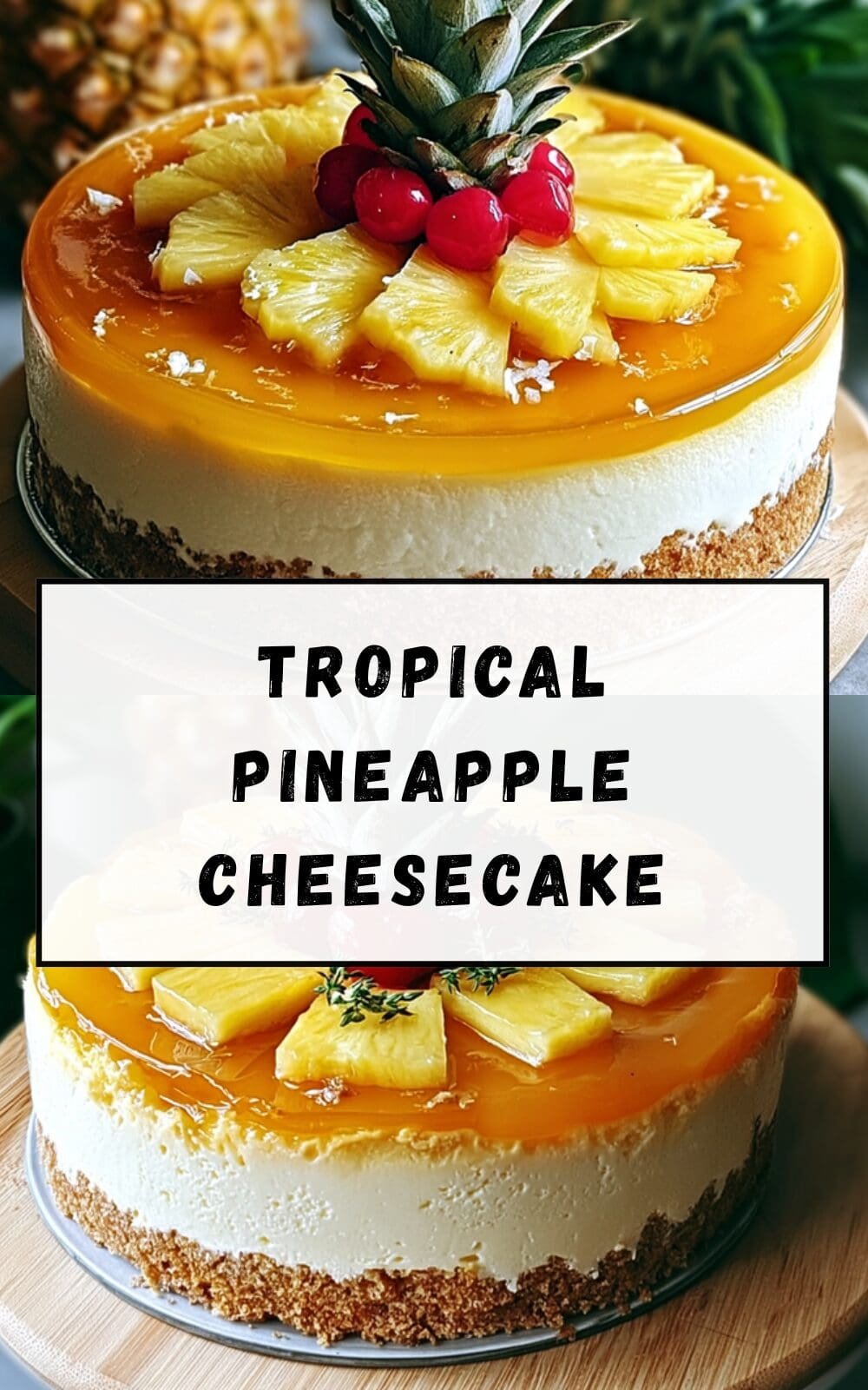 Tropical Pineapple Cheesecake