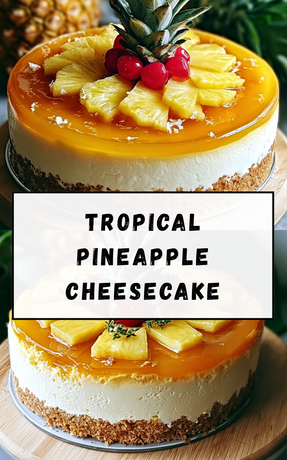 Tropical Pineapple Cheesecake