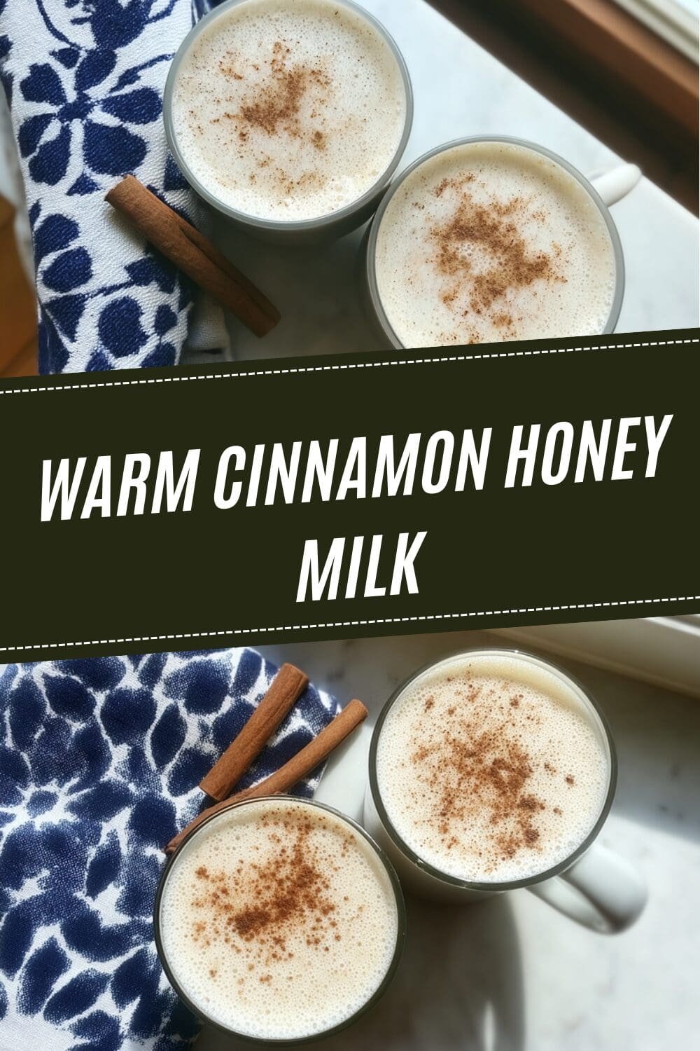 Warm Cinnamon Honey Milk