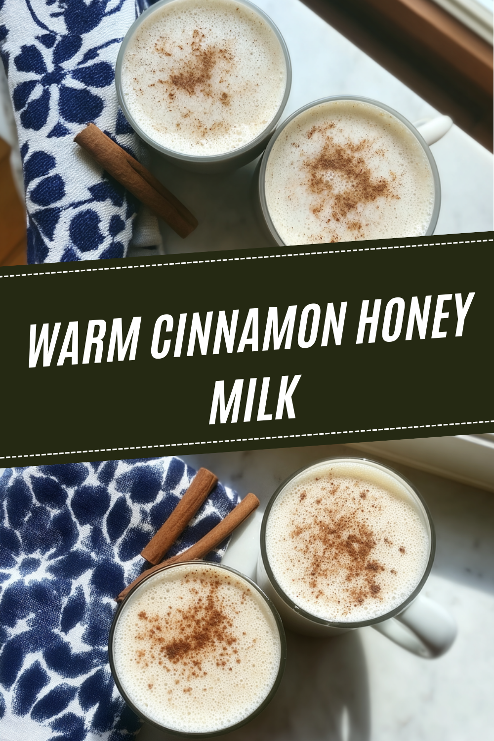 Warm Cinnamon Honey Milk