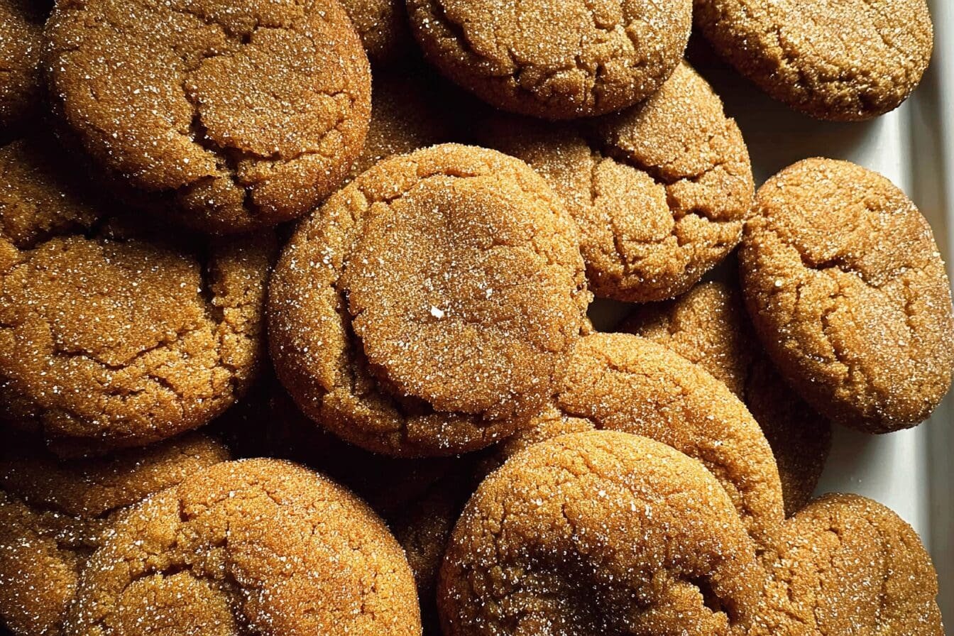Chewy Molasses Ginger Cookies