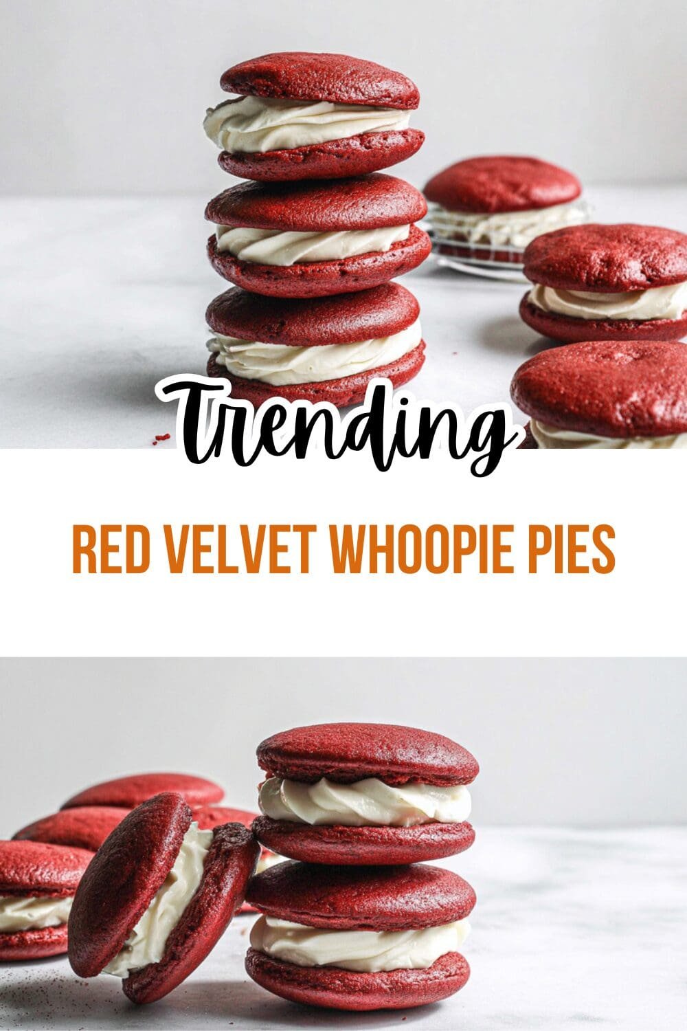 Red Velvet Whoopie Pies