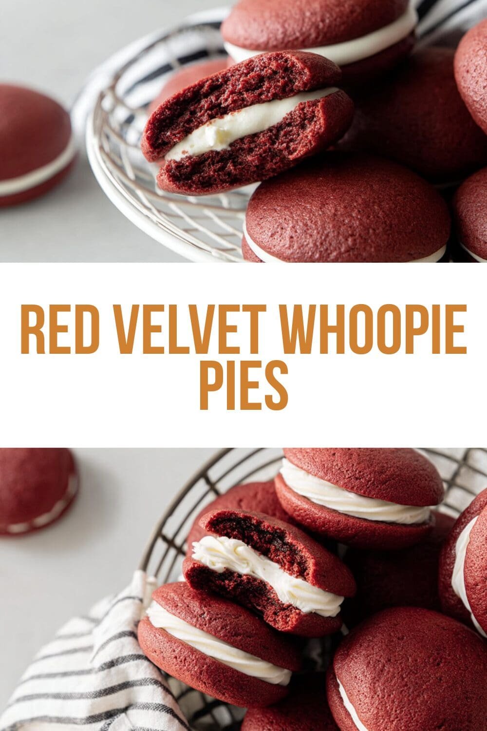 Red Velvet Whoopie Pies