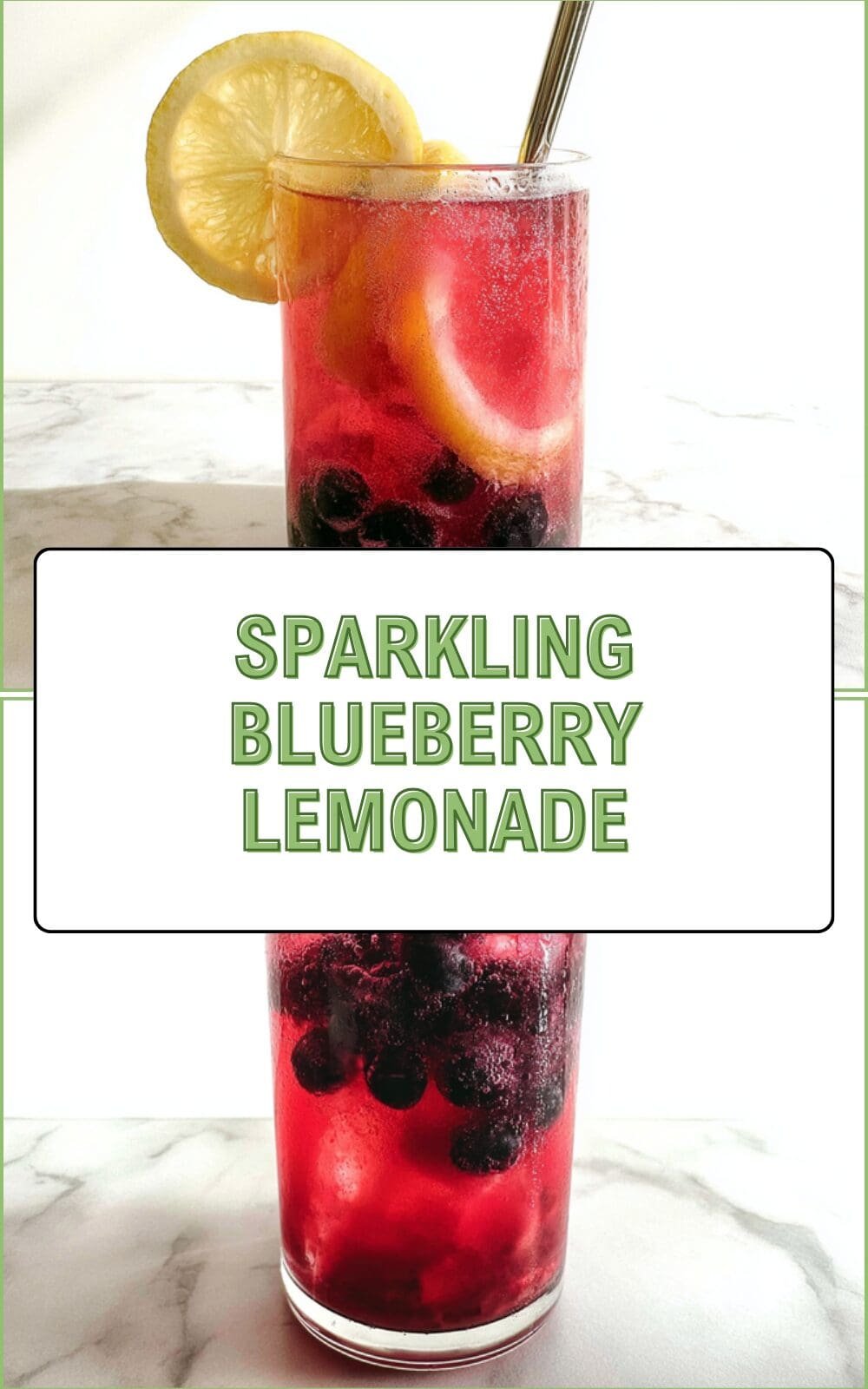 Sparkling Blueberry Lemonade