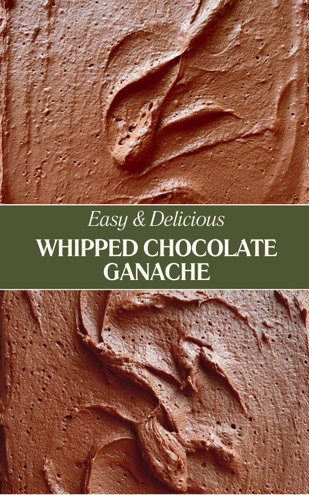 Whipped Chocolate Ganache