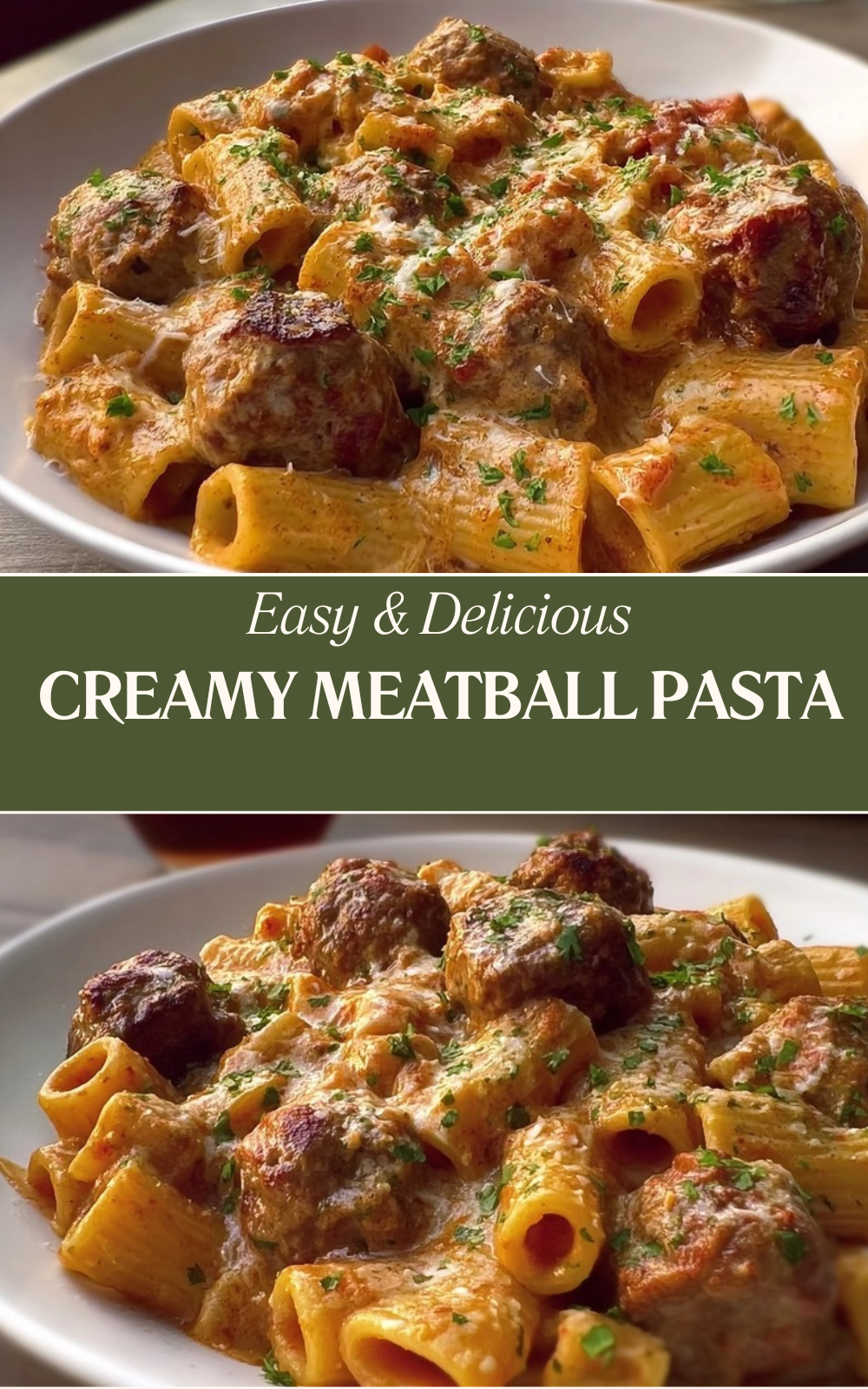 Creamy Meatball Pasta