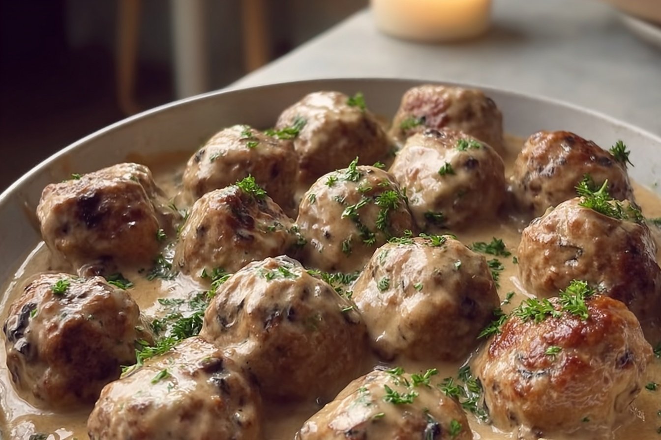 Creamy Turkey Meatballs